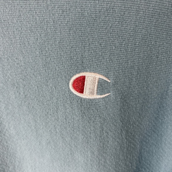 Champion Blue Women’s Size S Crewneck Sweater with Iconic Logo - Picture 4 of 7